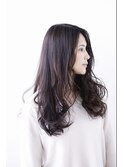 ふわミディ×アッシュベージュカラー