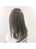 ナチュラルで透明感カラー