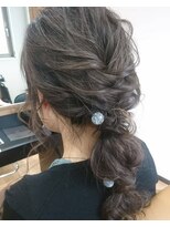 編み下ろし_簡単アレンジヘアアレンジ