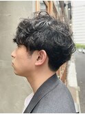 メンズパーマ【knit銀座 荒柄ノエル】