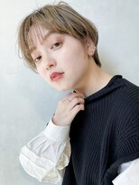 アイティーバイアルバム 八王子店(IT by ALBUM)&nbsp;ナチュラルマッシュショート_ラベンダーカラーくびれミディ_8309