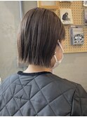 ash brown bob