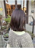 似合わせカット アースカラー くびれヘア