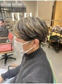 韓国風センターパート メッシュ