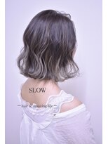 スロウ(SLOW)&nbsp;grey× beige×bob