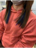 ブルーエクステ入りロングヘア★