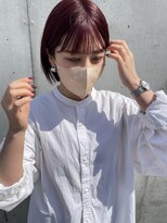 ミニヨン バイ ハピネス 高の原店(mignon by Happiness)&nbsp;暖色カラー　 ピンクブラウン　ワインレッド　#15