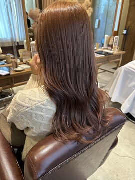 ヨーク(yoke.) ブリーチなしのほんのりピンクベージュ