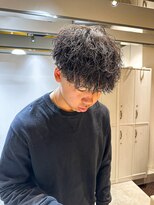 ルースト 京都河原町店(ROOST)&nbsp;無造作ツイストスパイラルメンズパーママッシュ