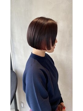 オーク 学芸大学(OAK) ボブ☆インナーカラーコーラル