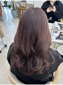ほんのりピンクブラウン