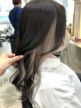 ロンド 表参道店(Lond) インナーカラー フェイスフレーミング ダブルカラー ブリーチ
