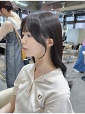 □ 韓国大宮顔周りレイヤーカット前髪カット大人可愛い
