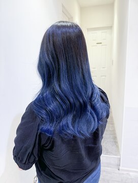 コル(CoL) 伸ばしかけブルーのグラデーション【RIE】