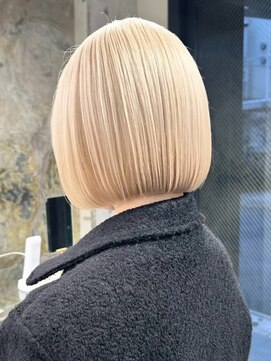 ソル ジングウマエ(SOL JINGUMAE) ミルクティーベージュダブルカラーグレージュカラーハイライト