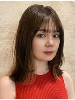 【Noa】フェイスレイヤー×インナーカラー