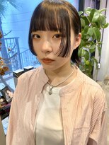 ジーナ 渋谷神南(Zina)&nbsp;顔まわりカット◎グレージュカラー