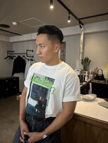 ジャンクス 千葉(junks)&nbsp;フェード　直毛　メンズ　カット