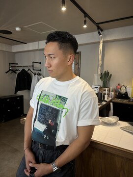 ジャンクス 千葉(junks) フェード　直毛　メンズ　カット