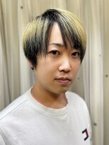 ラベルヴィ(La belle vie)&nbsp;顔周り長めメンズショート アンブレラカラー