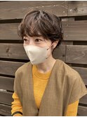 無造作マッシュパーマ