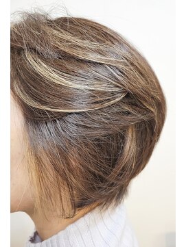 松本平太郎美容室 吉祥寺パートファイブ(PART5) グラレイヤー×イノアカラー×ハイライト/30代40代50代60代