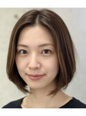 ナチュラルストレートボブ