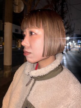 ジェスター(JESTER) あごラインボブ【ボブ/ボブカラー/ブリーチ/カラー】