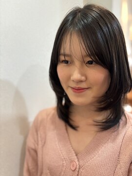 ティーグロス(T+gloss) 顔まわりにレイヤーカットで春らしく☆