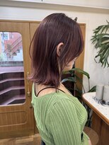 シエン 恵比寿(CIEN)&nbsp;大人レイヤーボブ/ピンクブラウン/ブリーチなし顔まわりレイヤー