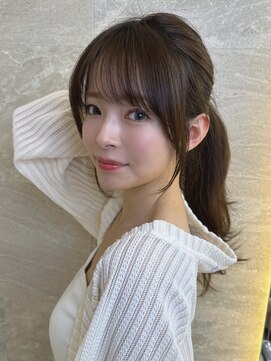 ロンドガーネット 池袋(Lond garnet) イメチェン外ハネボブ美髪ワイドバングレイヤーショート/池袋