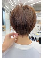 ビューナゴヤ 名駅(VIEW NAGOYA)&nbsp;丸顔/ミニウルフ/チェリーブラウン/ショートボブ