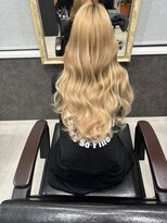 ラブスタシー 京都河原町店(lovestasy)&nbsp;シールエクステ/ハイトーンロング/艶髪/髪質改善