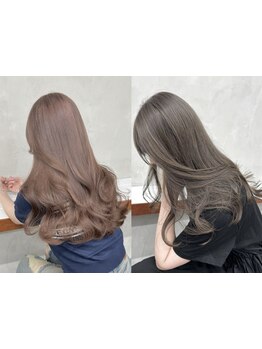 ダメージレスでツヤ感のあるカラー×透明感のあるトレンドカラーで旬なスタイルにチェンジ☆[原宿/表参道]