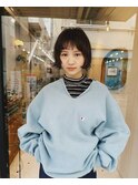 毛先パーマ　ボブパーマ　ニュアンスパーマ