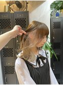 インナーカラー/ホワイトベージュ/アッシュブラウン