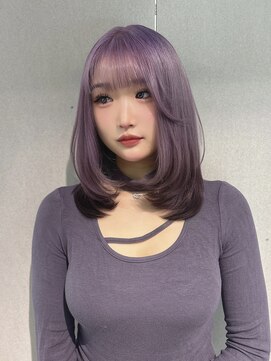 ジェム(GEM) 【暖音】ラベンダー+ブラウンで被らない可愛いスタイル♪