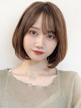 セイドット オモテサンドウ(Say. omotesando) Say.ひし形ボブ韓国ボブオリーブグレーレイヤーボブミディアム