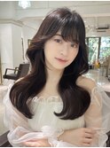 【フォルテ千鶴】小顔/韓国ヘア/オリーブグレー/髪質改善/縮毛