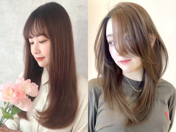 バイエイト(X８)の写真/【名古屋駅】最旬ヘアが叶う!骨格に合わせたcutで伸ばしかけの髪も長さを活かした美シルエットに[レイヤー]