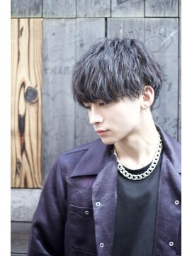 ヴェイン 渋谷(vain) 渋谷メンズ美容室ミディアム韓国風カットパーマ最旬k