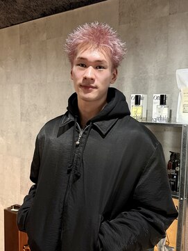 ラベル 渋谷(LAVEL) スパイキーショート/ブロンド/ブリーチカラー/抜きっぱなし