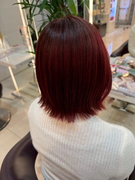 アッドバイケンジ(Add.. by KENJE) ボルドーカラー【戸塚/戸塚駅/戸塚駅近/インナーカラー】