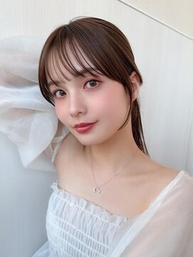 デラ バイ アフロート(DELA by afloat) 顔まわりカット/フェイスレイヤー/シースルーバング/透明感