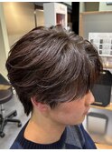 メンズショートウルフ