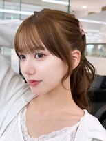 アルバム 池袋(ALBUM) おくれ毛顔周りレイヤーロング韓国ヘア_F1080