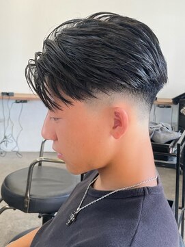 エルマーク 松山(L-MARK) マッシュヘア/黒髪/メンズカット/men's/フェザーパーマ