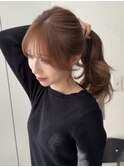 髪質改善/顔周り/前髪/レイヤーカット/韓国風