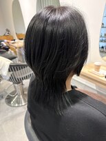 ラ ペ(LAPAIX)&nbsp;透け感ブルーブラックの大人ウルフ♪