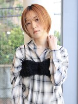 エムスラッシュ 新百合ヶ丘(M.SLASH)&nbsp;ハイトーンカラー/三毛猫カラー/金髪/マッシュボブ/新百合ヶ丘